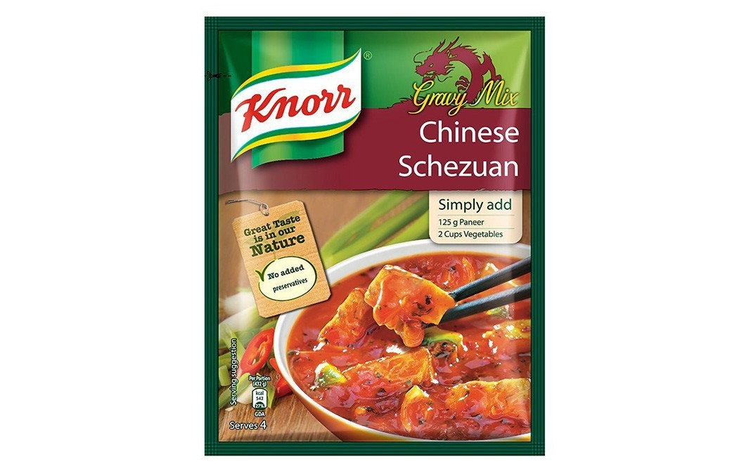 Knorr Chinese Schezuan Gravy Mix   Pack  49 grams